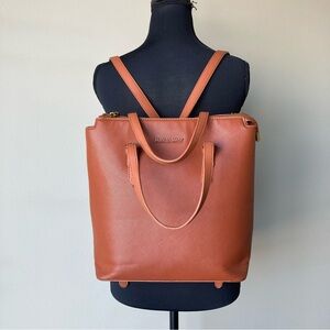 Montana West Backpack Purse Light Brown